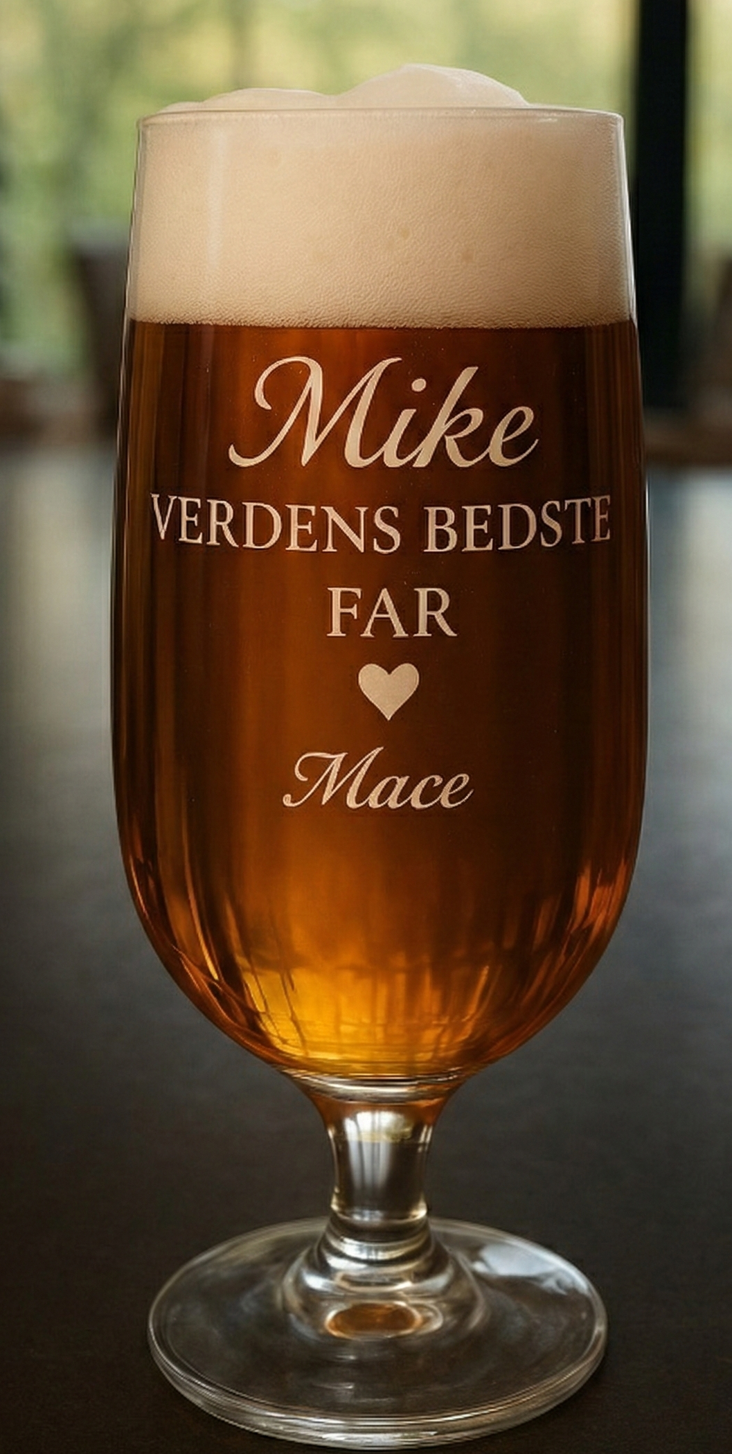 Kærlighed i glas – Personligt Ølglas