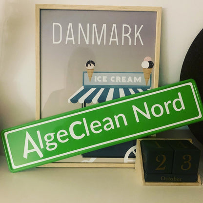 Personligt gadeskilt med egen tekst