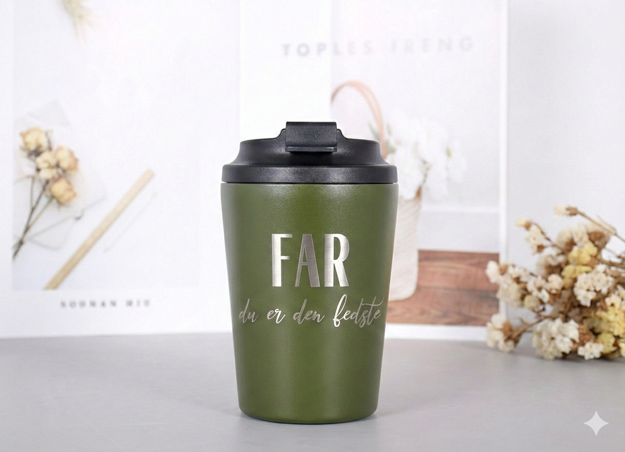 Personlig Termokop - Far "Du er den bedste"