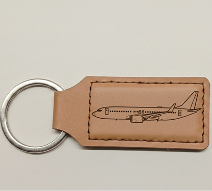 Personlig Fly-Nøglering med Gravering – Custom Aviator Tag