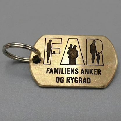 Nøglering: ""Familiens Rygrad"