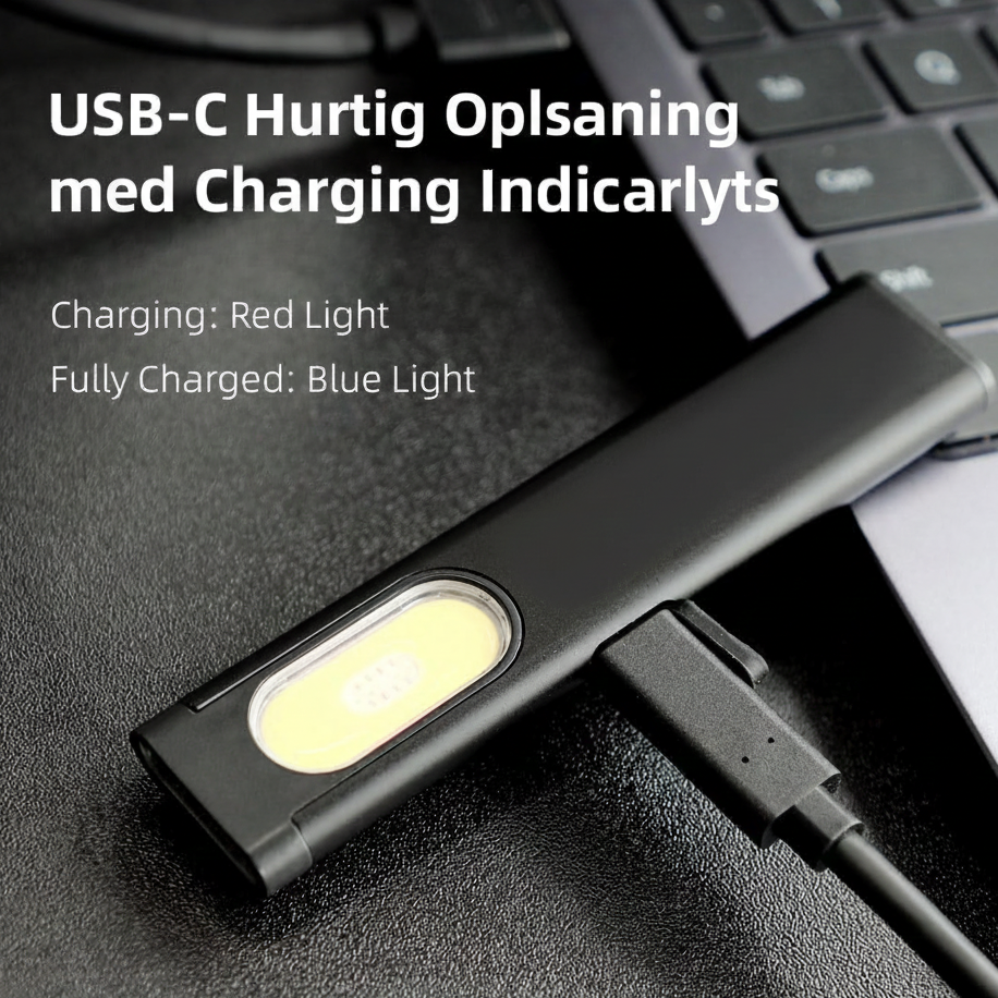 Ultratynd LED-Lygte med Magnet & personlig gravering