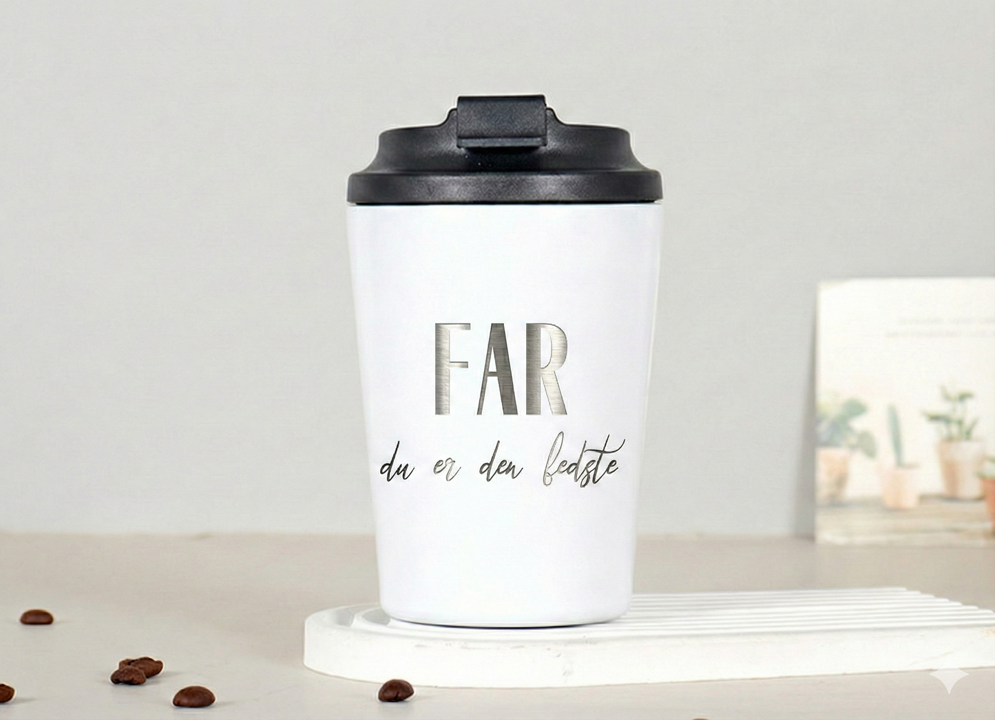 Personlig Termokop - Far "Du er den bedste"