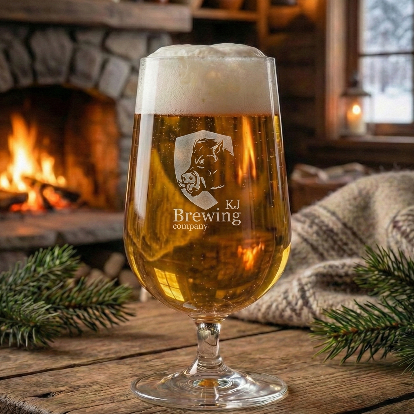 Rosendahl Ølglas 50 cl med graveret logo