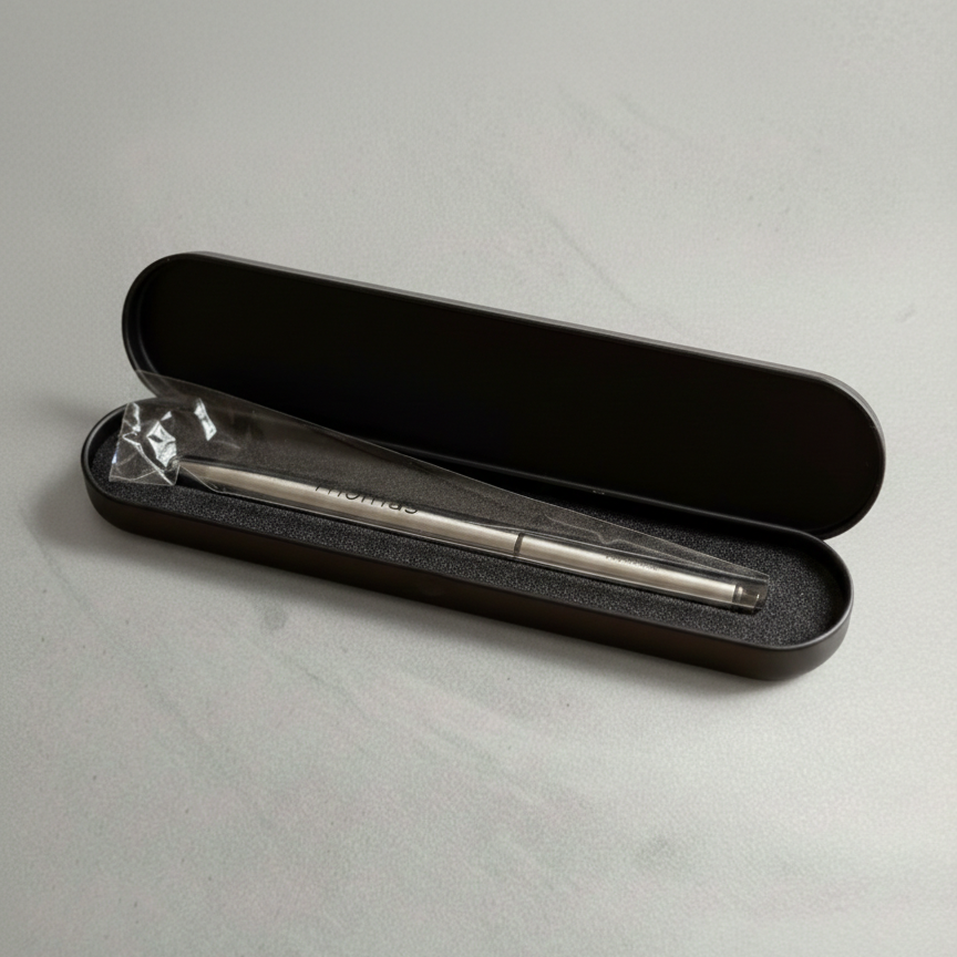 Personlig Metalkuglepen med Navn eller Logo – Eksklusiv Lasergravering