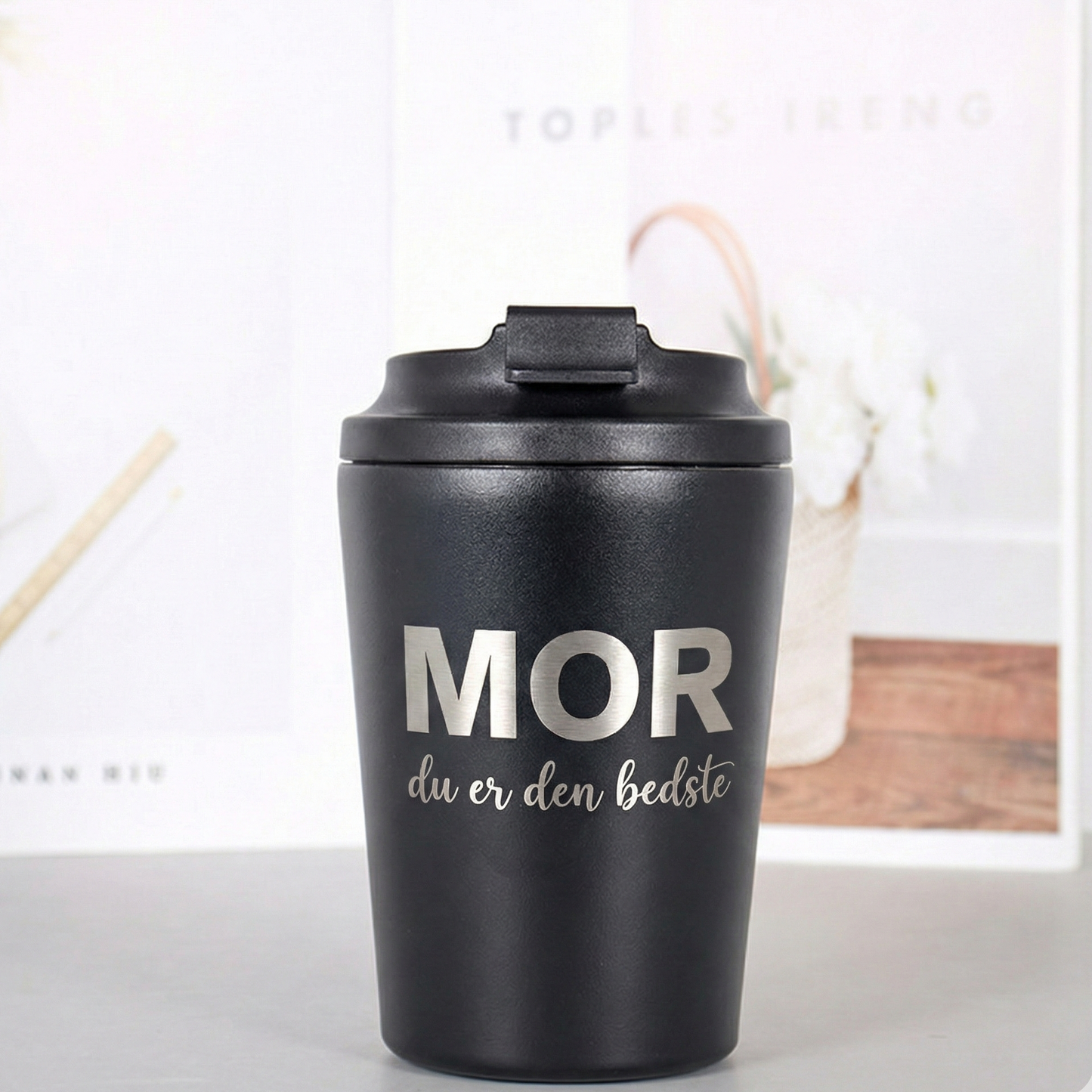 Personlig Termokop - Mor "Du er den bedste"