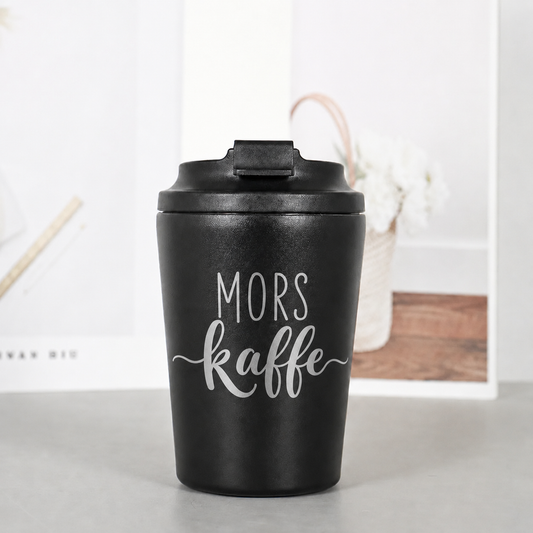 Termokrus med gravering - Mors kaffe