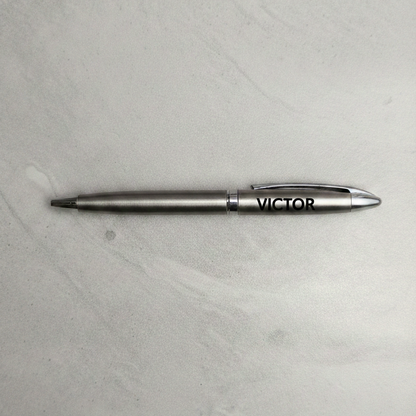 Personlig Metalkuglepen med Navn eller Logo – Eksklusiv Lasergravering