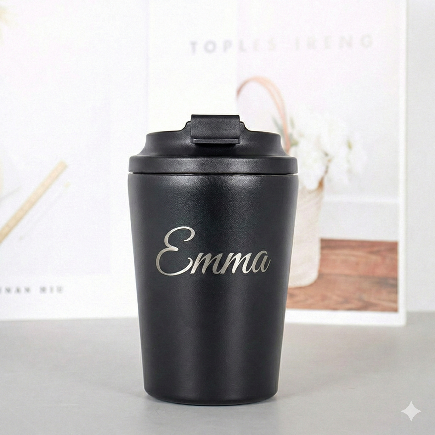 Termokop med Navn – Din Personlige To-Go Kop