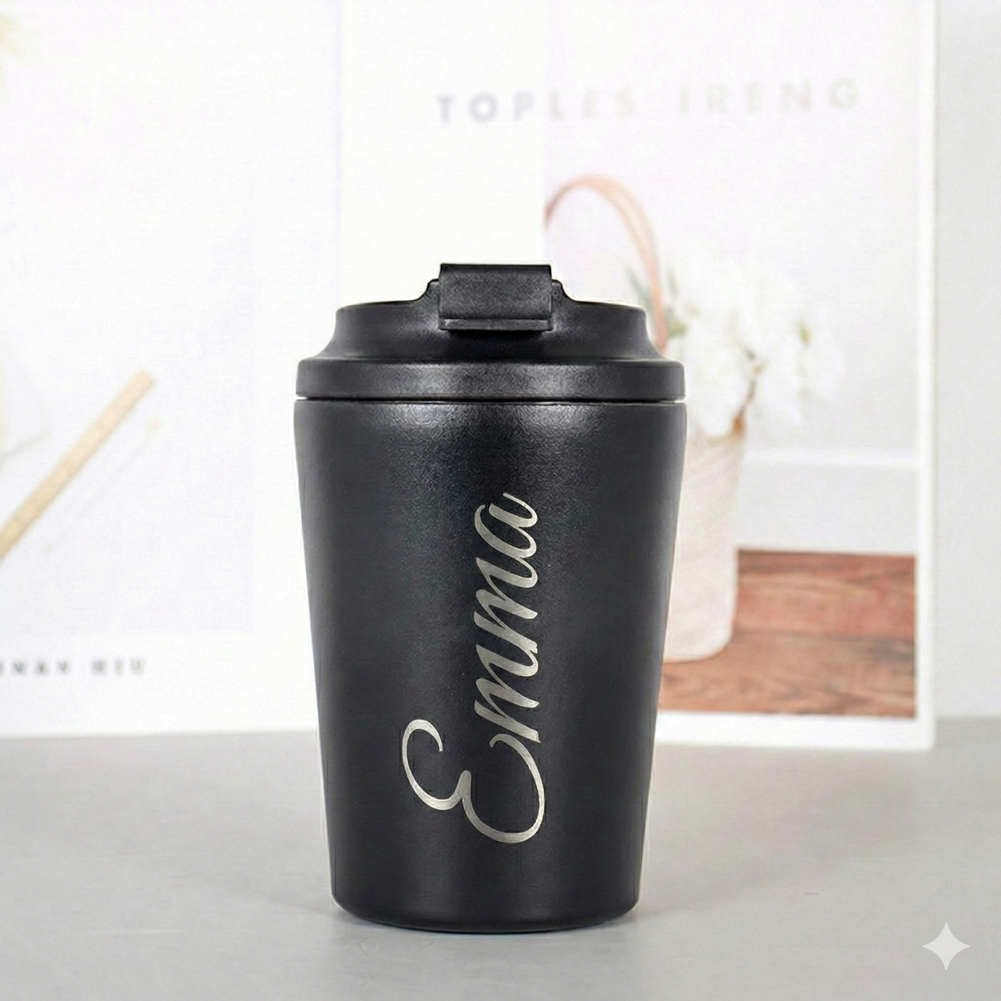 Termokop med Navn – Din Personlige To-Go Kop