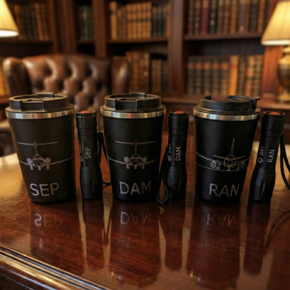 DAT: Flight Deck Essentials – Termokop & Pilotlygte